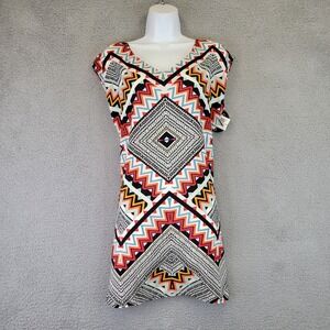 Bebop‎ Women's Dress Size Medium Shift and Colorful Lightweight Short Dress